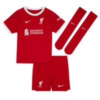 Camisa de time de futebol Liverpool Cody Gakpo #18 Replicas 1º Equipamento Infantil 2023-24 Manga Curta (+ Calças curtas)